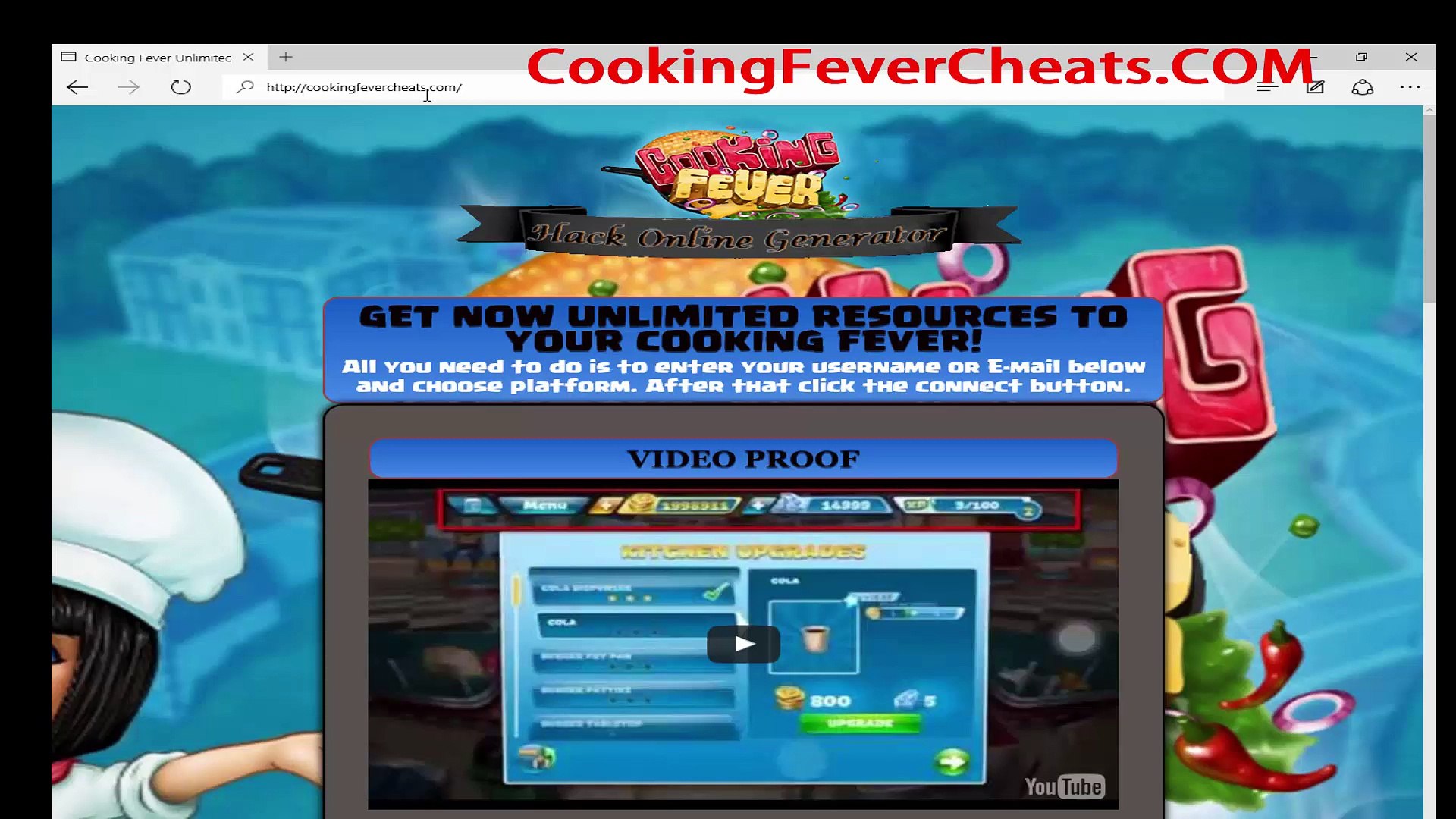 Cooking Fever App Cheats Video Dailymotion