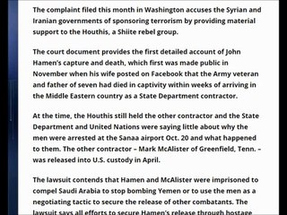 Chesapeake man was tortured and killed by Houthi rebels in Yemen