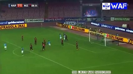 Koulibaly Goal - Napoli Vs OGC Nice (1-0)