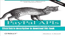 Books PayPal APIs: Up and Running Free Online