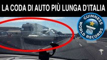 La coda in autostrada piu lunga al mondo