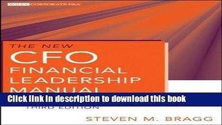 Ebook The New CFO Financial Leadership Manual Free Online