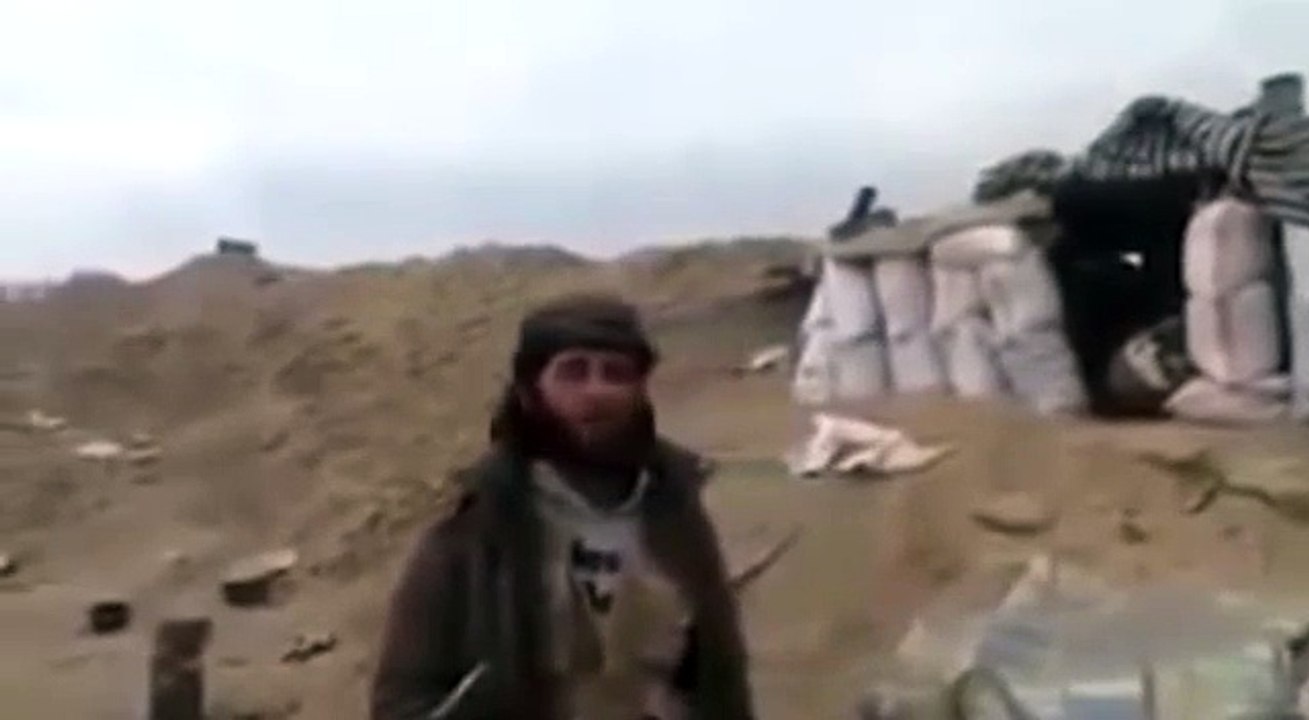 THE JIHADIST CAUGHT BY MISSILE WHILE TALKING TO CAMERA