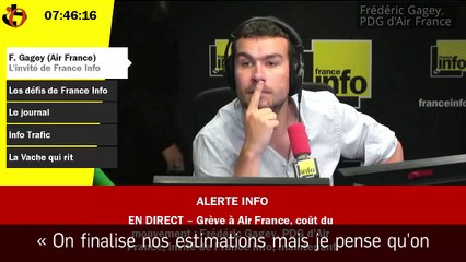 Air France : une grève à 90 millions d'euros