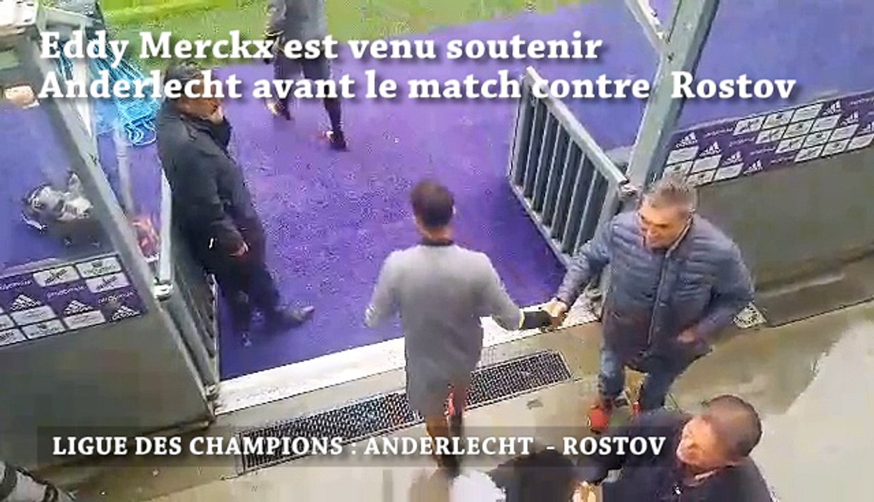 Anderlecht - Rostov : Eddy Merckx apporte son soutien aux Mauves