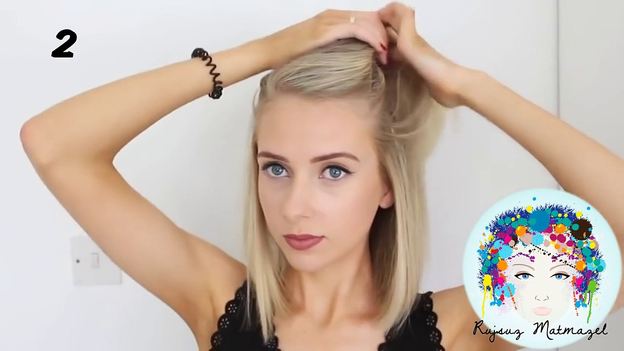 Kısa Saçlar İçin Kolay Saç Modelleri