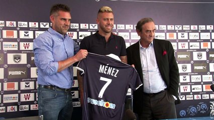 Football/Bordeaux: présentation officielle de Jérémy Ménez
