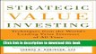 Books Strategic Value Investing: Practical Techniques of Leading Value Investors: Techniques From