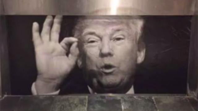 Pub Puts Donald Trump's Face on Their Urinals