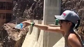 Hoover Dam water bottle experiment!