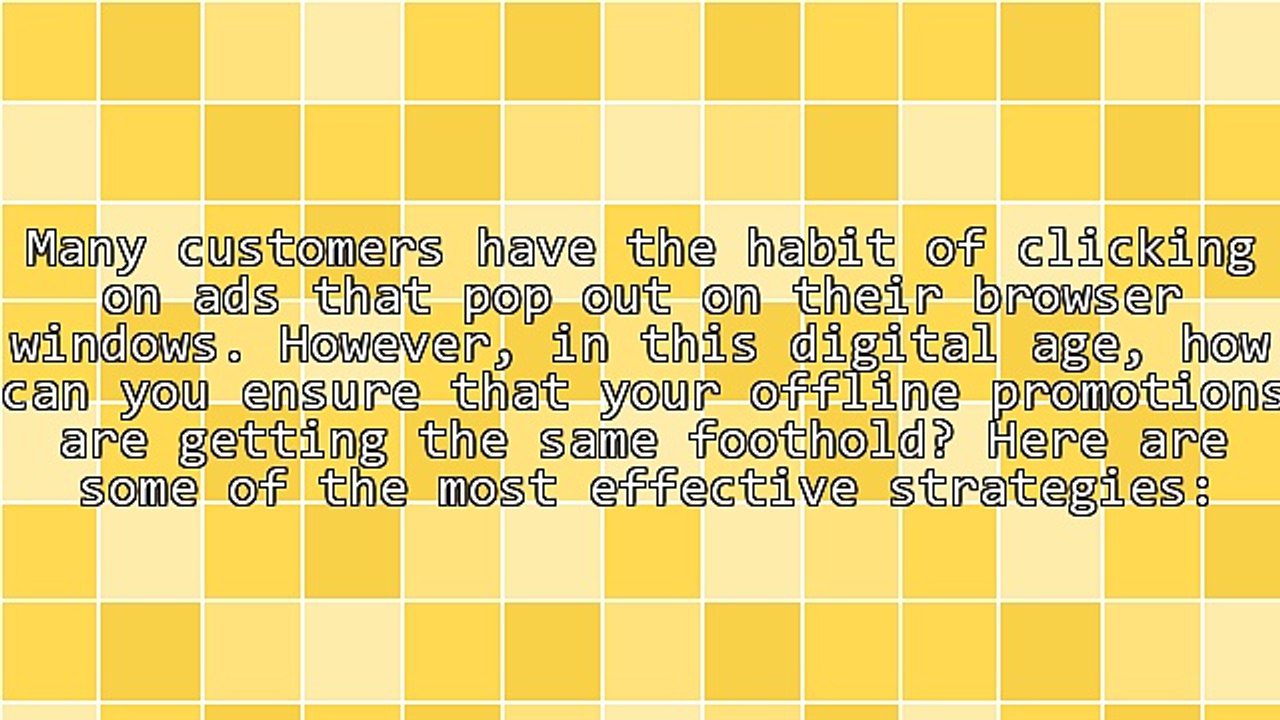 How to Make Your Offline Ads More Efficient