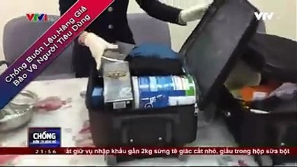 Tp.HCM: Phát hiện ra 4 sừng tê giác Châu Phi bị cắt nhỏ để ngụy trang trong hộp sữa bột.