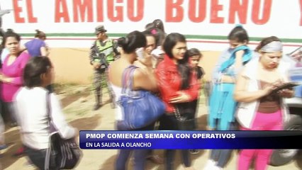 Inician semana con operativos en la salida a Olancho