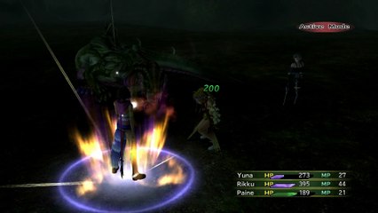 FINAL FANTASY X-2 REMASTER HD (8) BOSS #4 FLAME DRAGON & LUCA INTRO