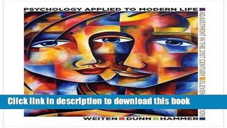 Books Psychology Applied to Modern Life: Adjustment in the 21st Century Free Online