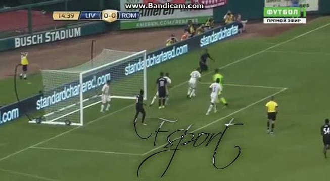 Daniel Sturridge Incredible Miss HD - Liverpool vs AS Roma International Champions Cup 01.08.2016