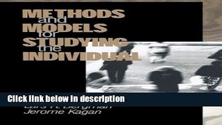 Ebook Methods and Models for Studying the Individual Free Online