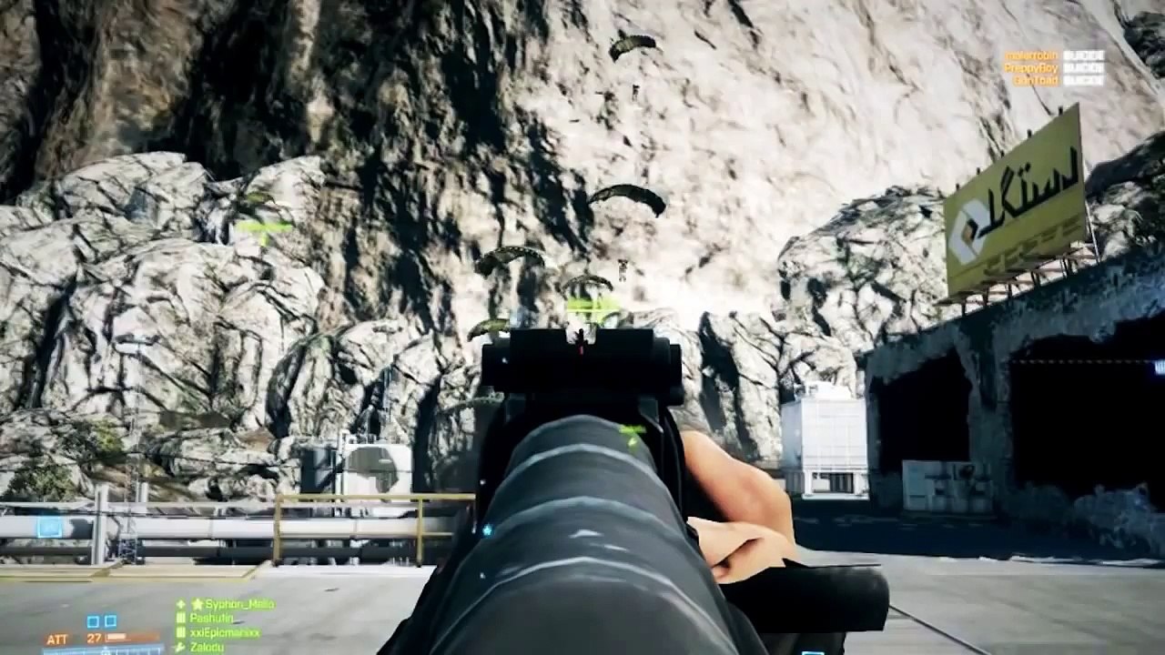 Battlefield 3 EPIC 32 Man Base Jump