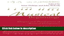 Ebook Musical Beginnings: Origins and Development of Musical Competence Full Online