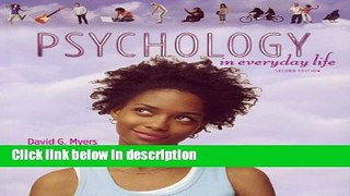Ebook Psychology in Everyday Life   PsychPortal access card Free Online