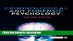 Books Criminological and Forensic Psychology Full Online