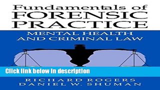 Ebook Fundamentals of Forensic Practice: Mental Health and Criminal Law Free Online