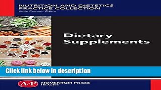 Books Dietary Supplements Free Online