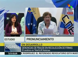 Díaz: Oposición insiste en que poderes venezolanos están secuestrados