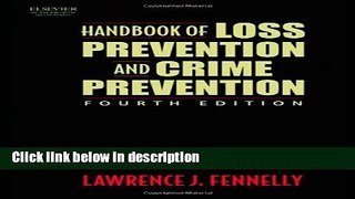 Books Handbook of Loss Prevention and Crime Prevention, Fourth Edition Free Online