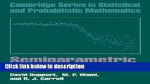 Books Semiparametric Regression (Cambridge Series in Statistical and Probabilistic Mathematics)