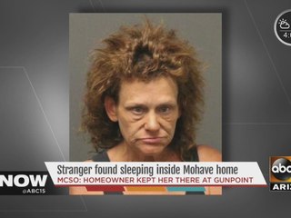 Stranger found sleeping in homeowner's bed and wearing their clothing