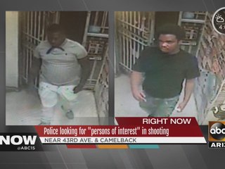 Police looking for "persons of interest" in deadly shooting