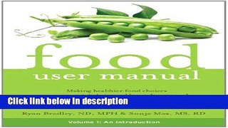 Books Food User Manual Volume 1 Full Download
