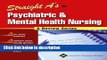 Books Straight A s in Psychiatric and Mental Health Nursing Free Online