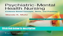 Ebook Psychiatric-Mental Health Nursing: Evidence-Based Concepts, Skills, and Practices Free