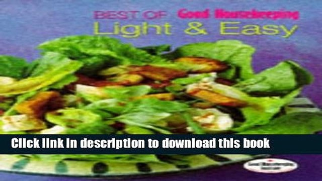 PDF Best of Good Housekeeping : Light and Easy (Good Housekeeping Cookery Club) Online