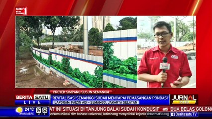Proyek Simpang Susun Semanggi Sudah Tahap Pemasangan Pondasi