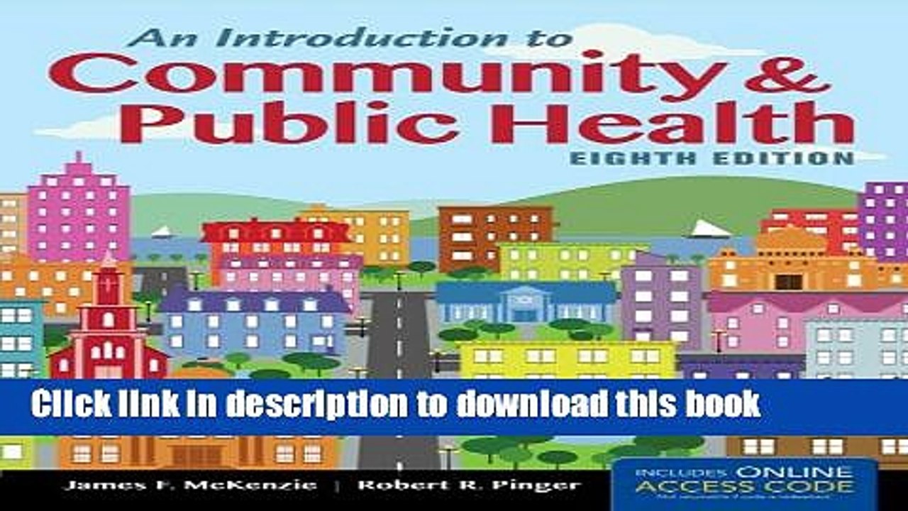 Books An Introduction to Community   Public Health Free Download