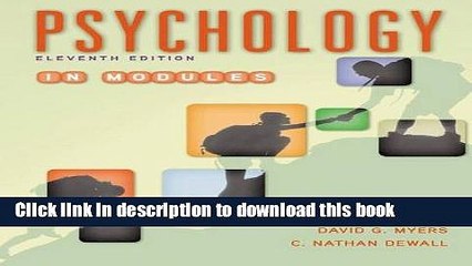 Ebook Psychology in Modules Free Online