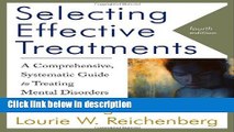 Ebook Selecting Effective Treatments: A Comprehensive, Systematic Guide to Treating Mental