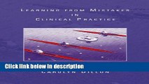 Books Learning from Mistakes in Clinical Practice (Methods / Practice of Social Work: Direct