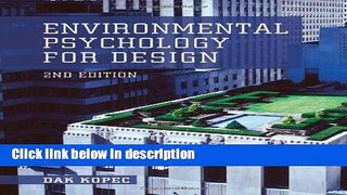 Books Environmental Psychology for Design Free Online