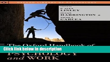 Ebook The Oxford Handbook of Positive Psychology and Work (Oxford Library of Psychology) Full