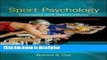 Books Sport Psychology: Concepts and Applications 7th (seventh) edition Full Online