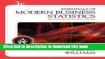 [Read PDF] Essentials of Modern Business Statistics (with CD-ROM) (Available Titles CengageNOW)