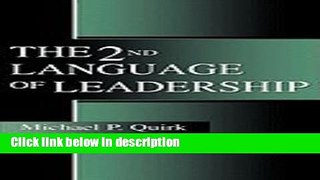 Ebook 2nd Language of Leadership (Paperback, 2000) Full Online