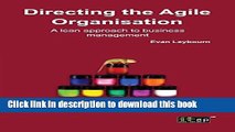 Ebook Directing the Agile Organisation: A Lean Approach to Business Management by Evan Leybourn