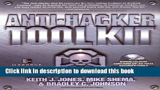 Books Anti Hacker Tool Kit: Key Security Tools and Configuration Techniques (with CD-ROM) with