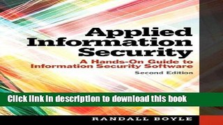 Books Applied Information Security: A Hands-On Guide to Information Security Software Full Online