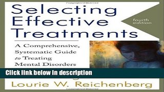 Books Selecting Effective Treatments: A Comprehensive, Systematic Guide to Treating Mental